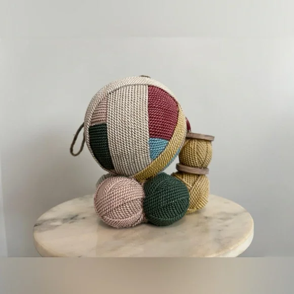 Yarn Birdhouse Hanging Cottagecore Craft Room Decor - Picture 7 of 9